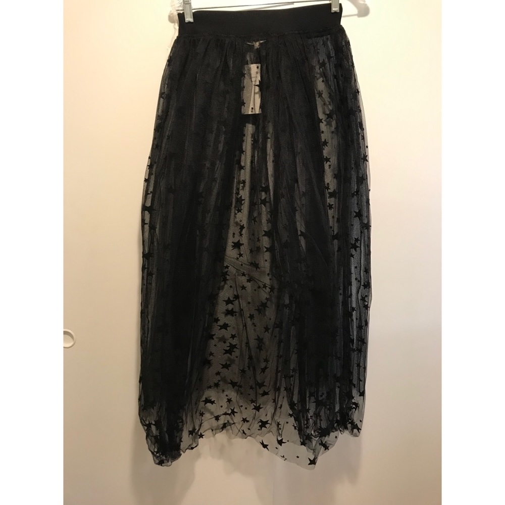 Starry Tulle Maxi-Skirt
